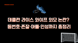 데클란 라이스 와이프 외모 논란? 등번호·존잘·아들·인성까지 총정리